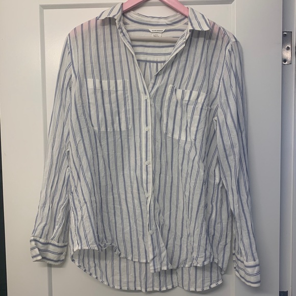 Club Monaco Stripped Shirt - Picture 1 of 2